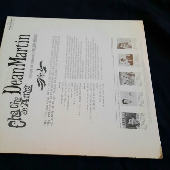 Dean Martin- Cha Cha de Amor,  Capitol Mono, Vinyl LP, 1962 - Picture 8 of 10